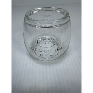 VINTAGE H-5 DIETZ COMET CLEAR GLASS LANTERN GLOBE SYRACUSE N.Y. USA